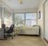Third Bedroom/Florida room/Office has blinds for complete privacy. Central air/heating along with a portable heater and fan is perfect for a comfortable night’s sleep on the twin bed.
