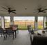 inside of lanai.
Dining for 6, seating set. 