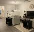Den/Living Room - 3 Leather Loveseats; 65" Smart Roku TV (Streaming Only)