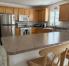 large kitchen counter